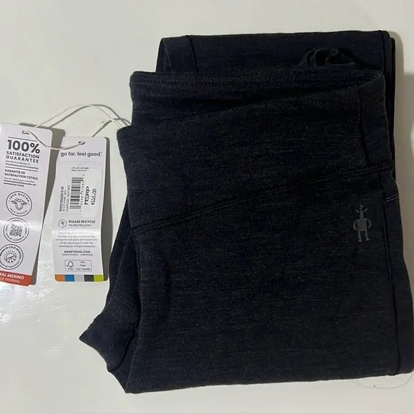 Smartwool Women's Classic Thermal Merino Baselayer Bottoms Charcoal Heather - Picture 5 of 6
